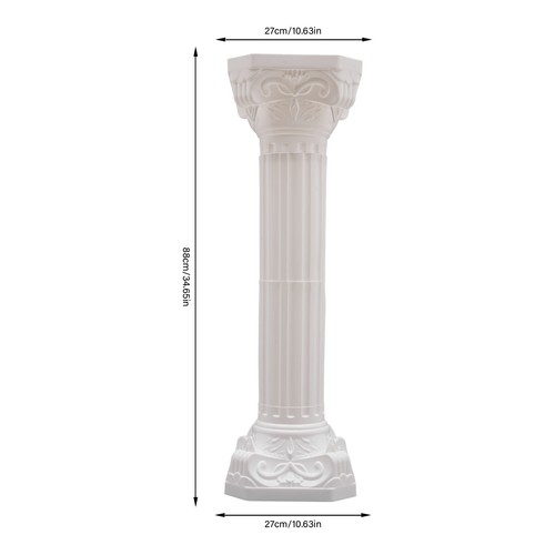 4pcs white roman columns - 4pcs,