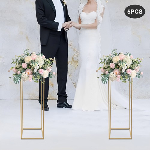 Gold iron 5pcs wedding metal - gold,
